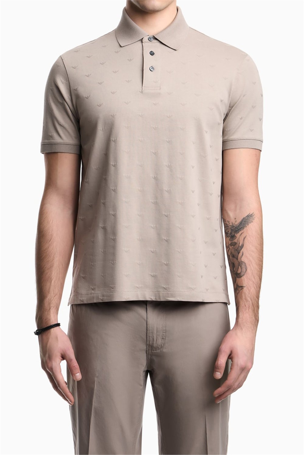 Emporio Armani Erkek Polo Yaka T-Shirt Çok Renkli