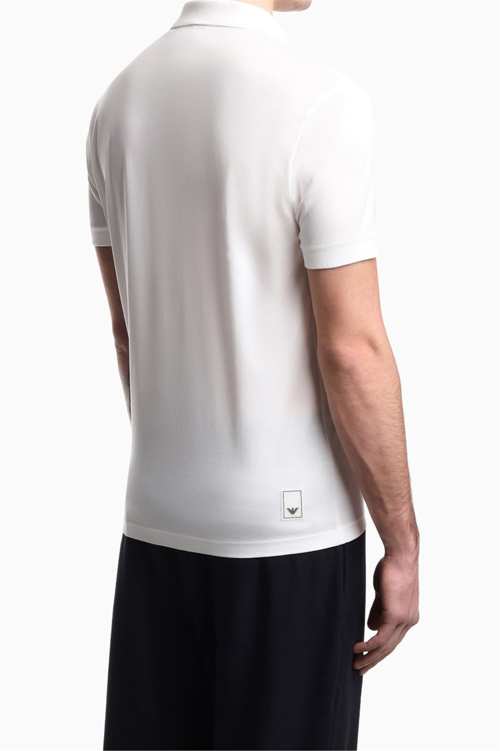 Emporio Armani Erkek Polo Yaka T-Shirt Beyaz
