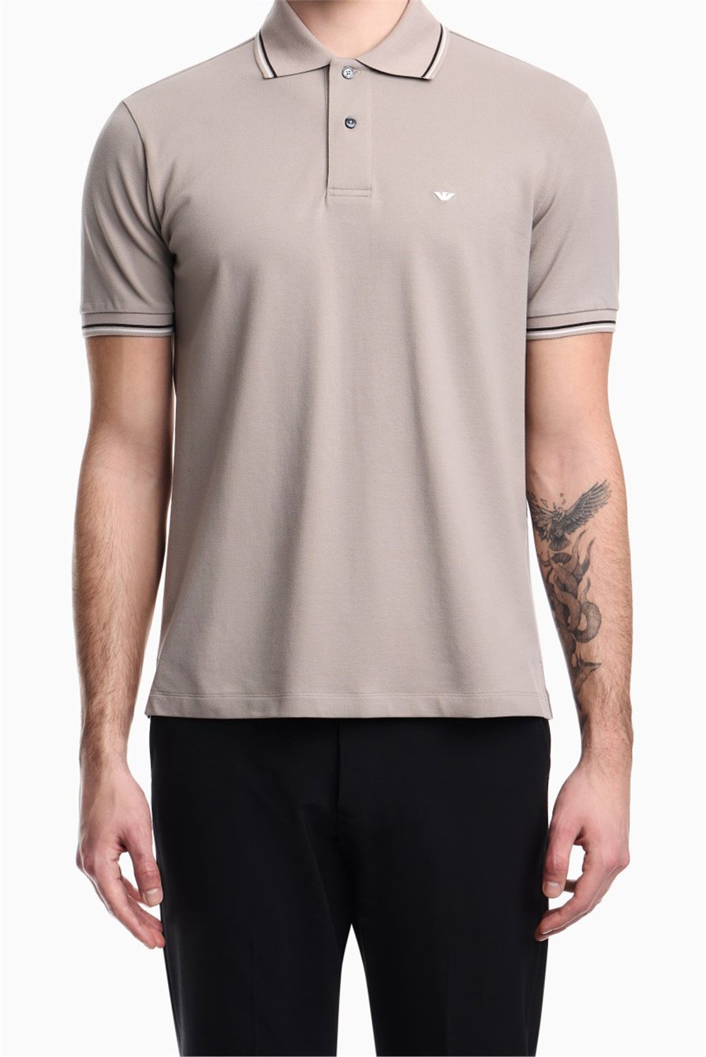 Emporio Armani Erkek Polo Yaka T-Shirt Çok Renkli