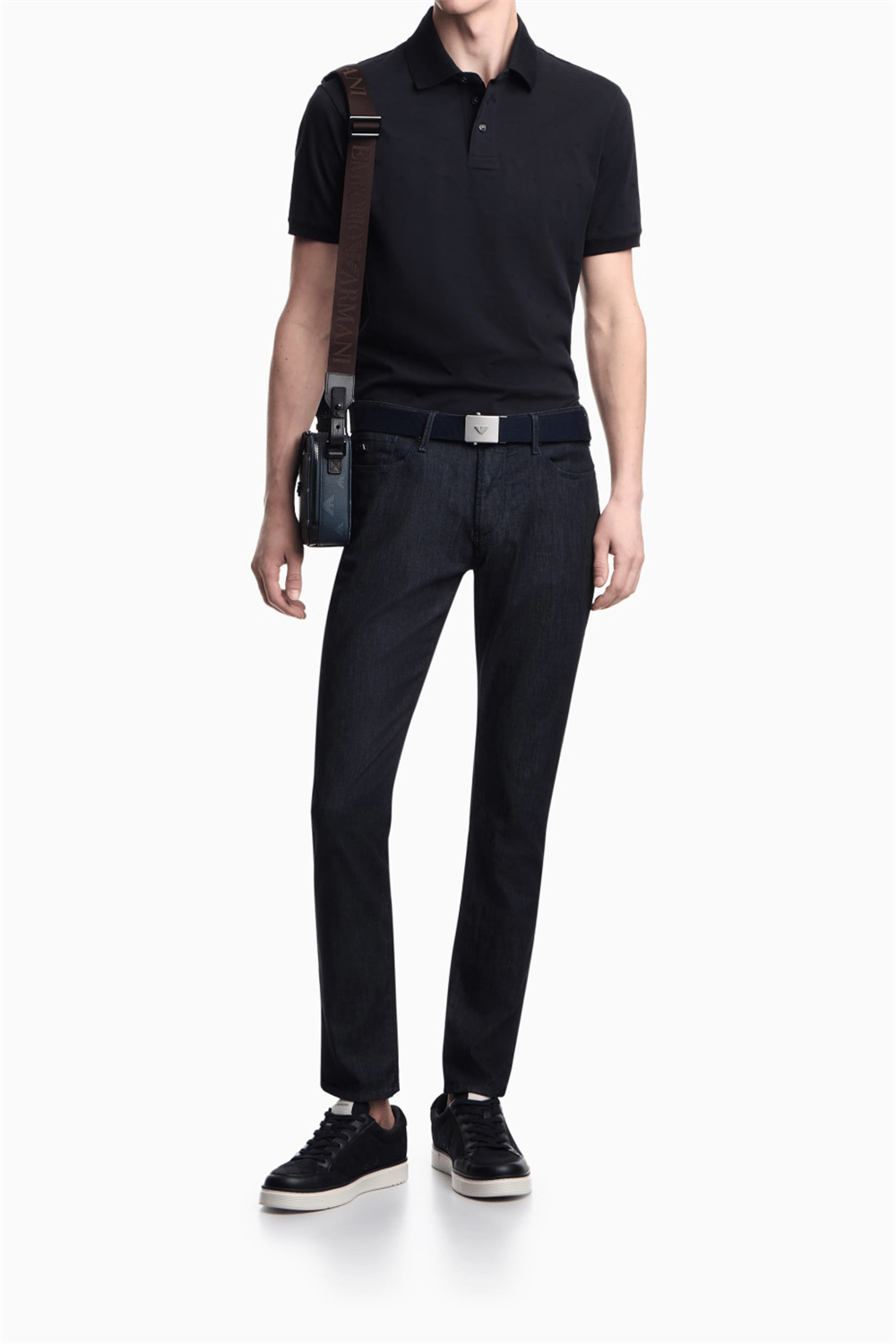 Emporio Armani Erkek Polo Yaka T-Shirt Çok Renkli