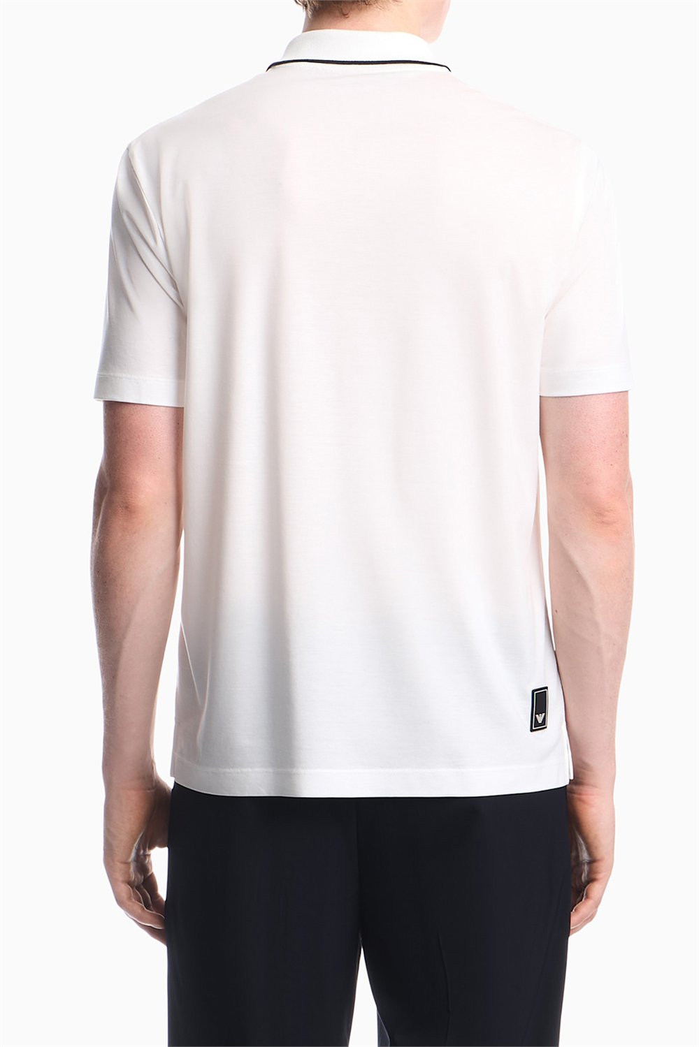 Emporio Armani Erkek Polo Yaka T-Shirt Beyaz