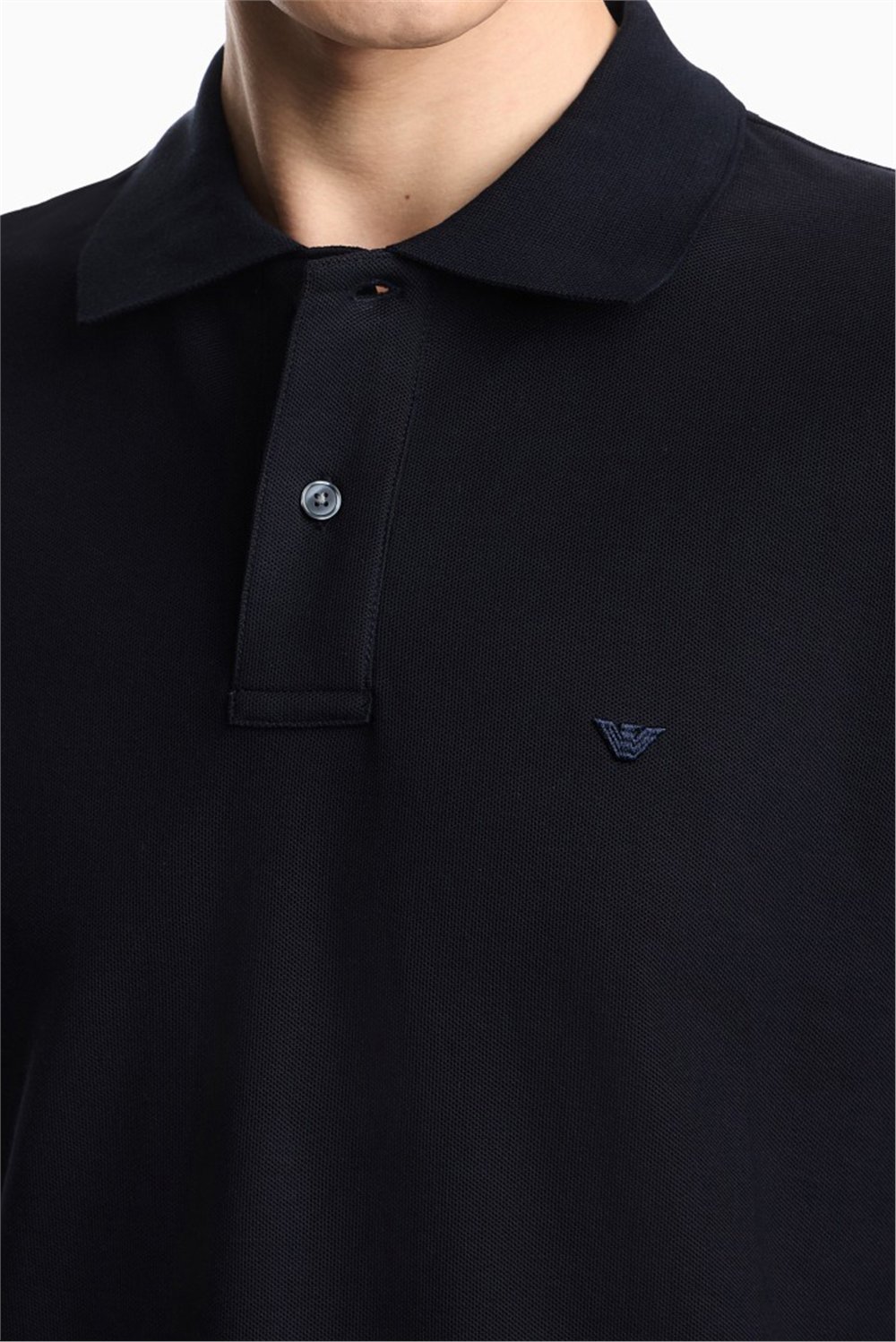 Emporio Armani Erkek Polo Yaka T-Shirt Lacivert