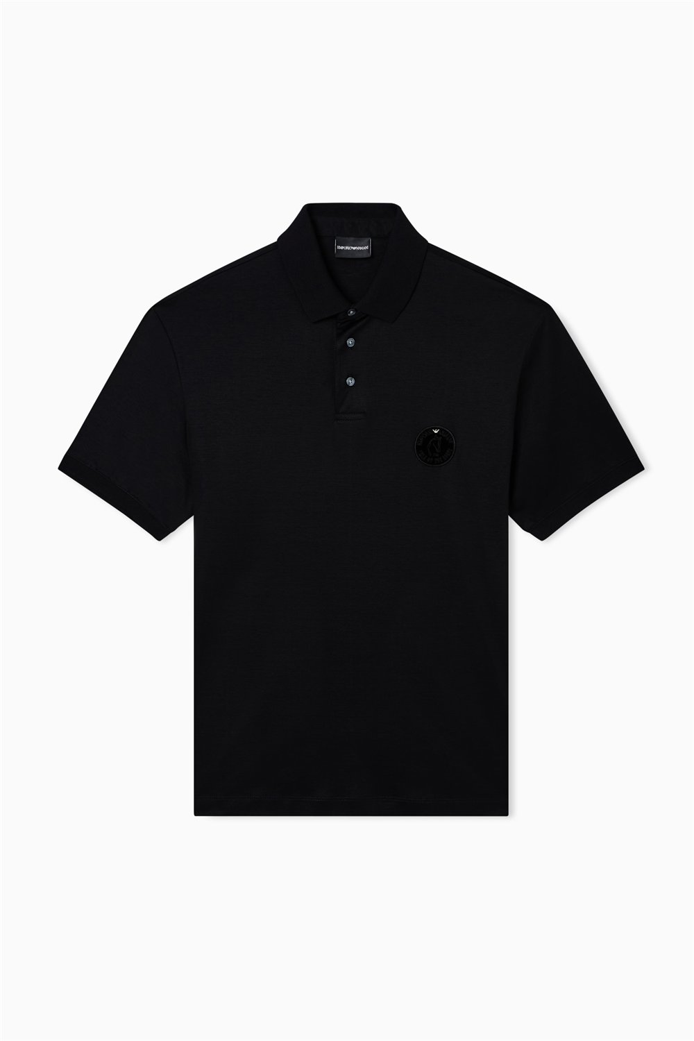 Emporio Armani Erkek Polo Yaka T-Shirt Siyah