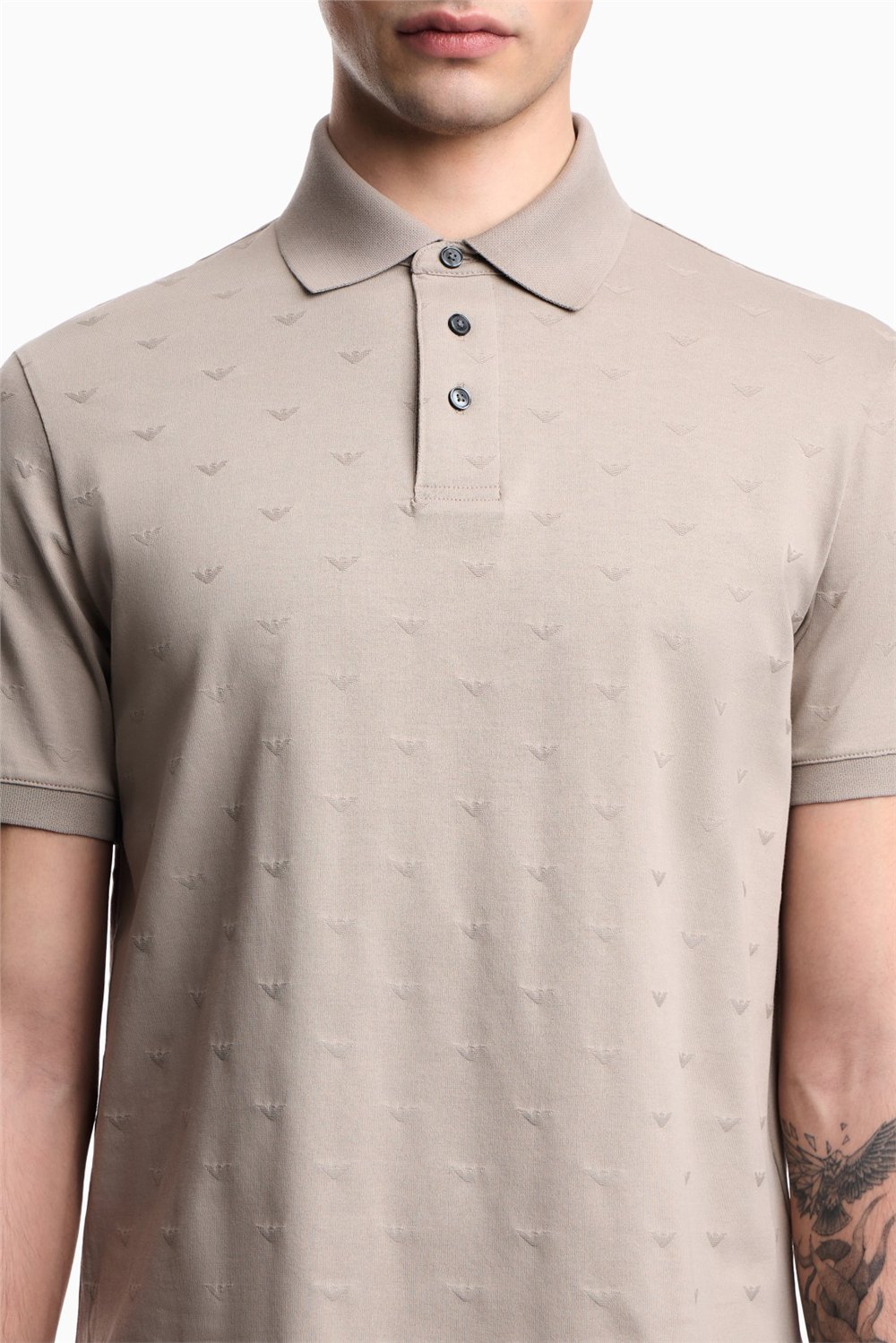 Emporio Armani Erkek Polo Yaka T-Shirt Çok Renkli