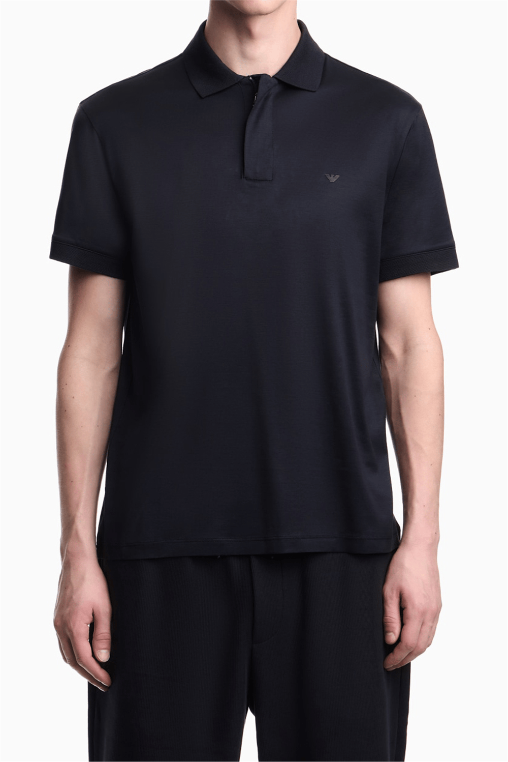 Emporio Armani Erkek Polo Yaka T-Shirt Lacivert