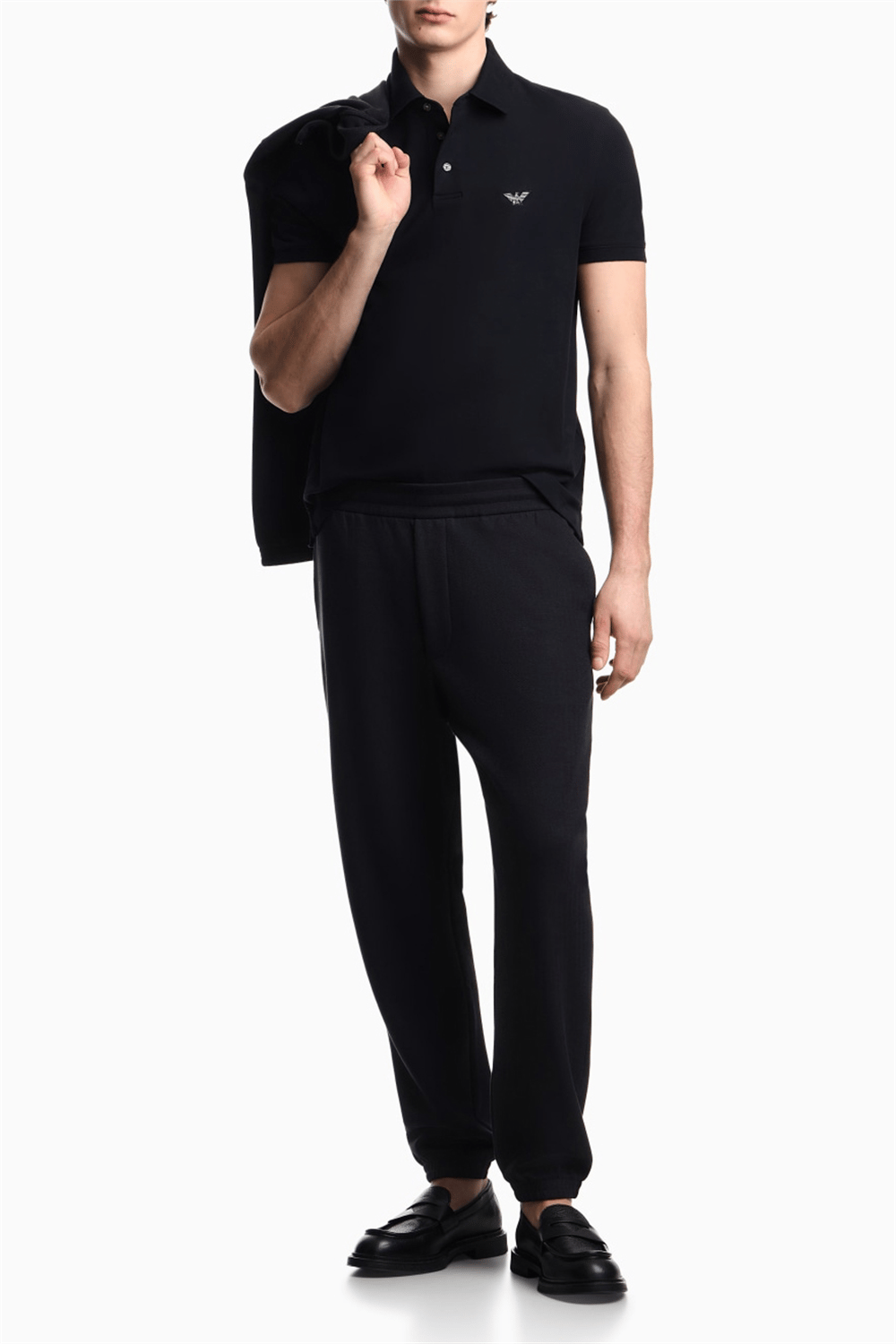 Emporio Armani Erkek Polo Yaka T-Shirt Lacivert