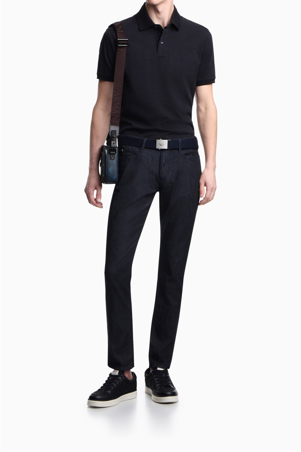 Emporio Armani Erkek Polo Yaka T-Shirt Çok Renkli