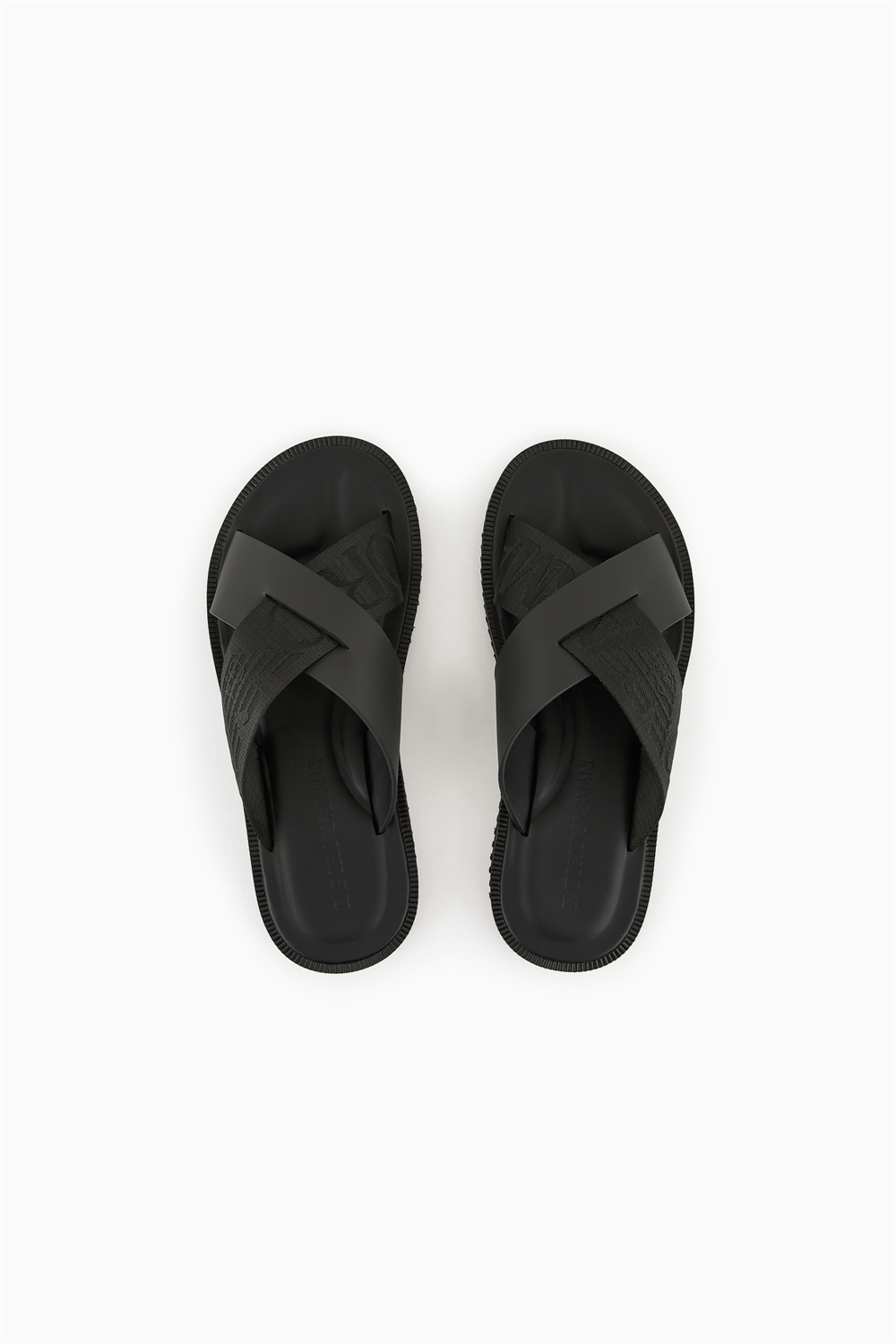 Emporio Armani Erkek Sandalet Siyah