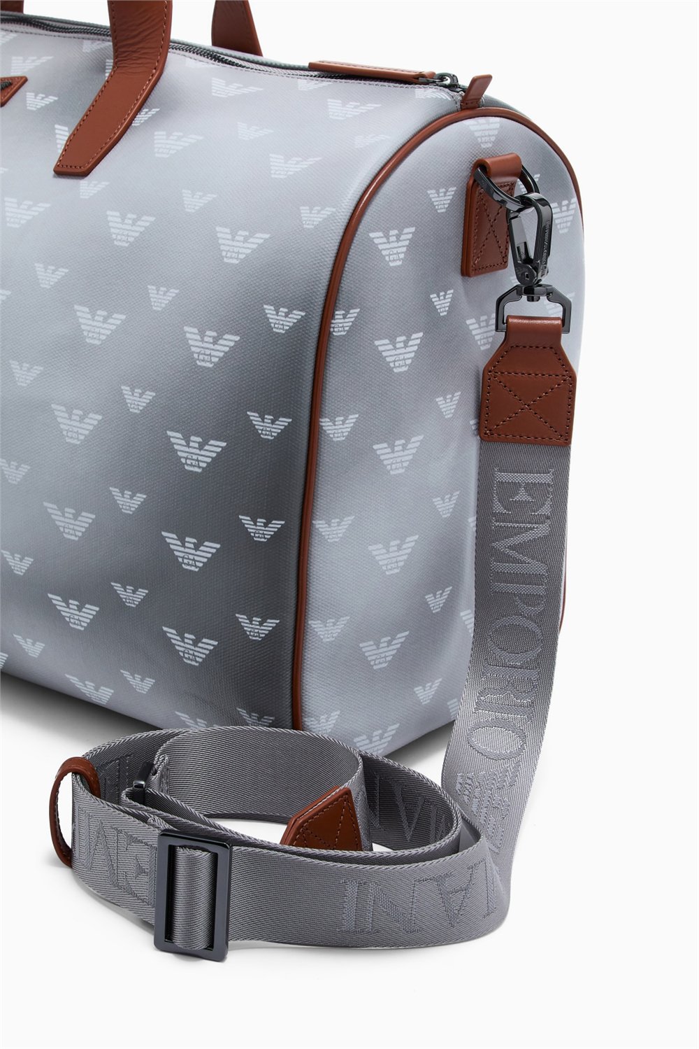 Emporio Armani Erkek Spor Çantası Gri