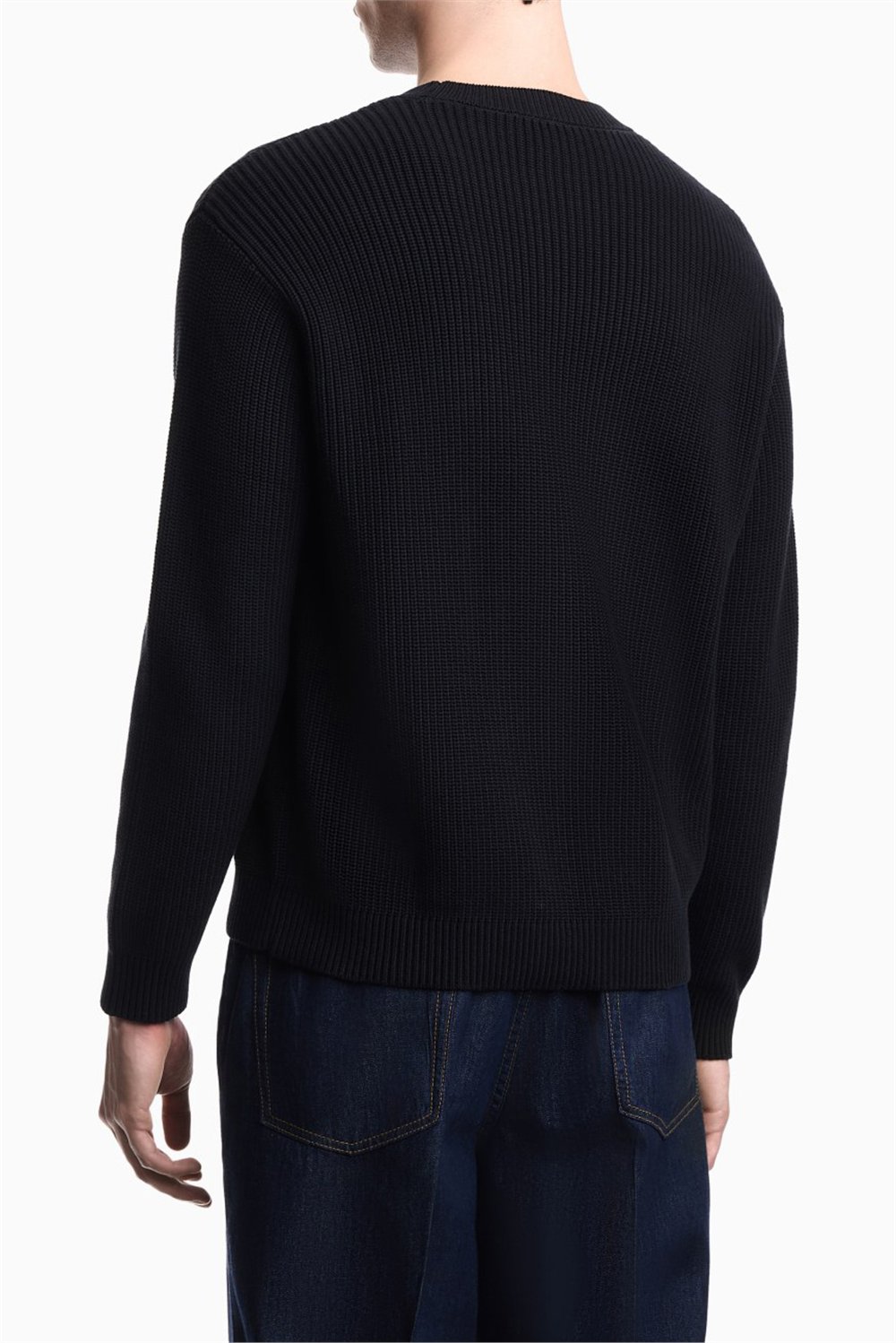 Emporio Armani Erkek Triko Lacivert