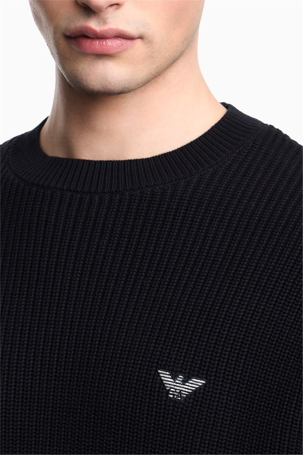 Emporio Armani Erkek Triko Lacivert