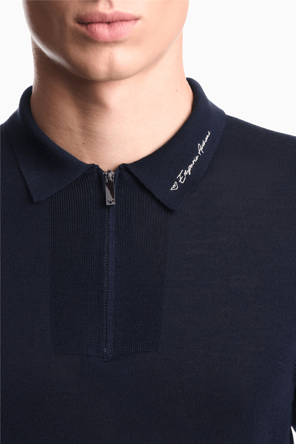 Emporio Armani Erkek Triko Mavi