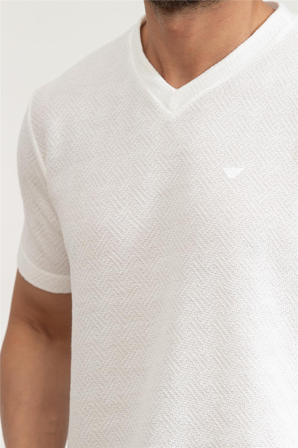 Emporio Armani Erkek V Yaka T-Shirt