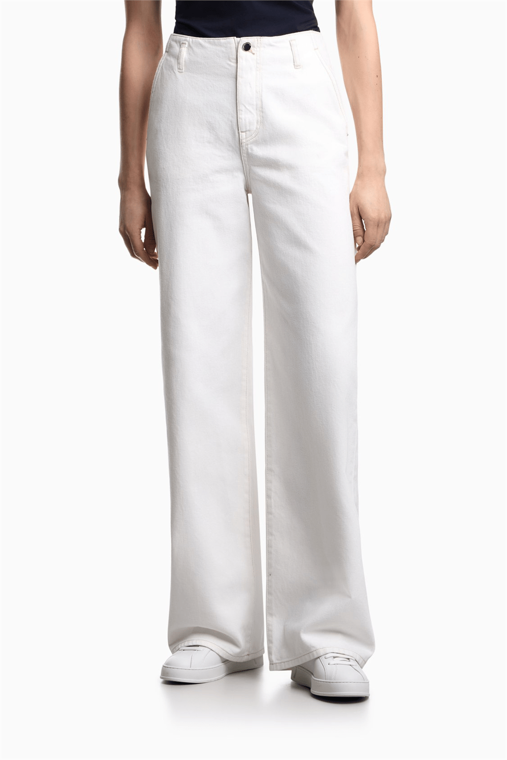 Emporio Armani Kadın 5 Cepli Pantolon Beyaz