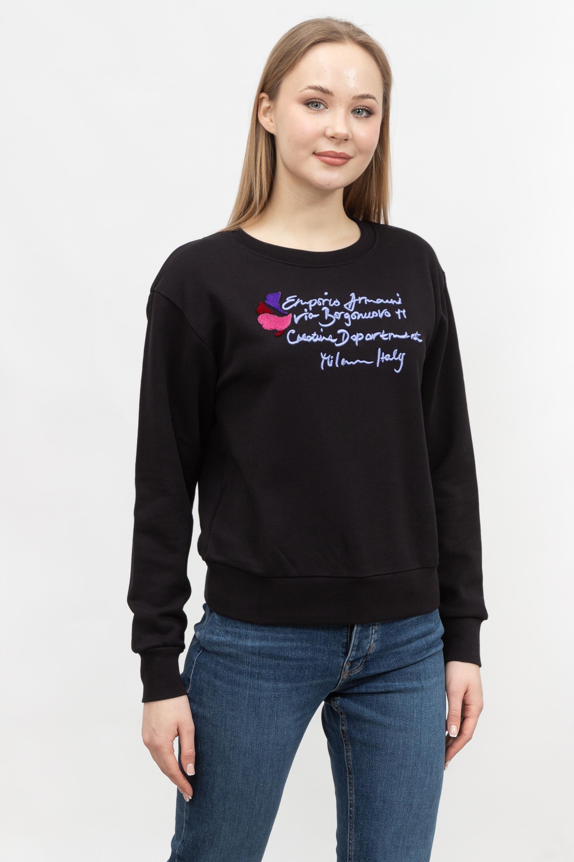 Emporio Armani Kadın Bisiklet Yaka Sweatshirt