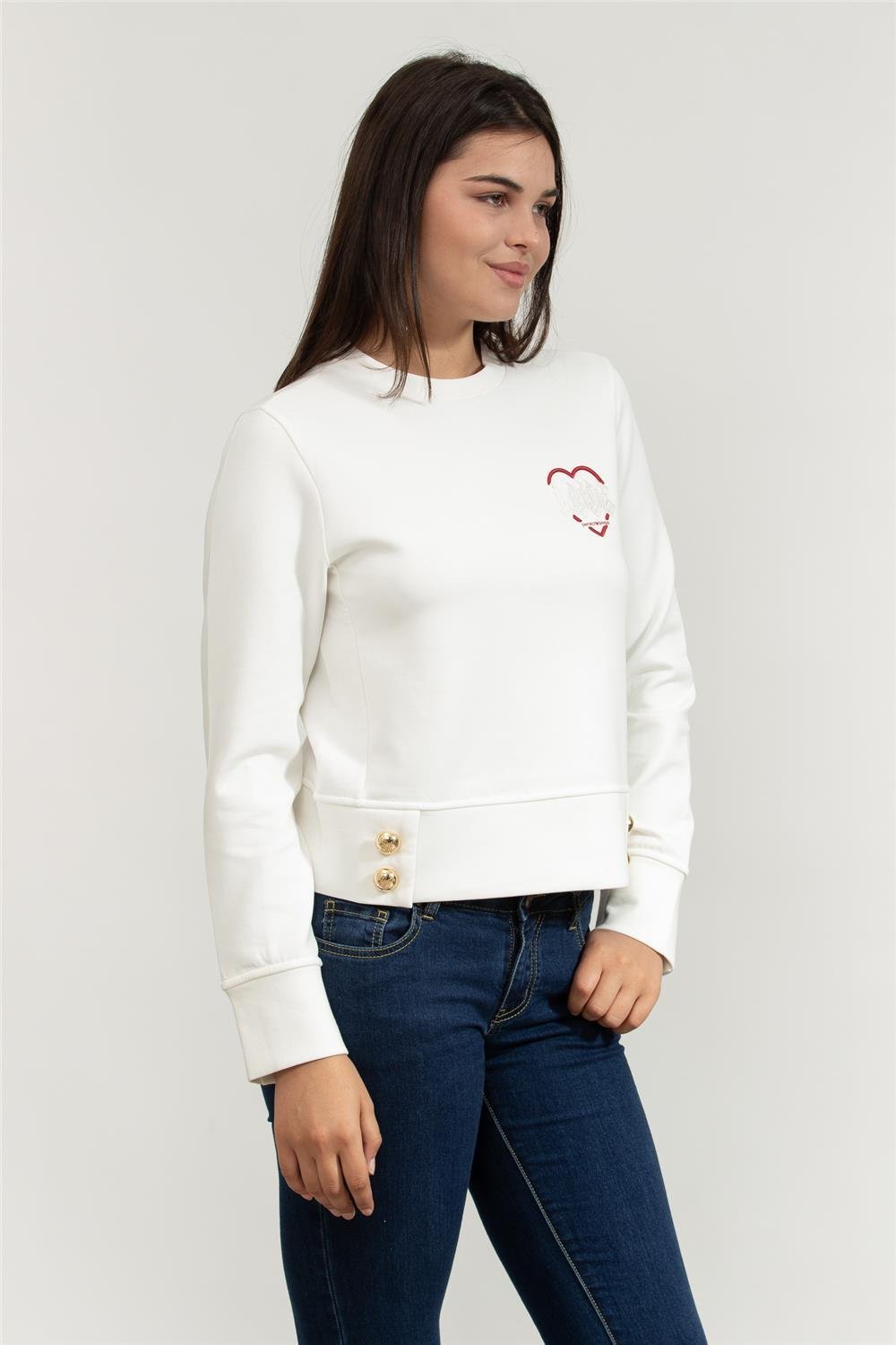 Emporio Armani Kadın Bisiklet Yaka Sweatshirt