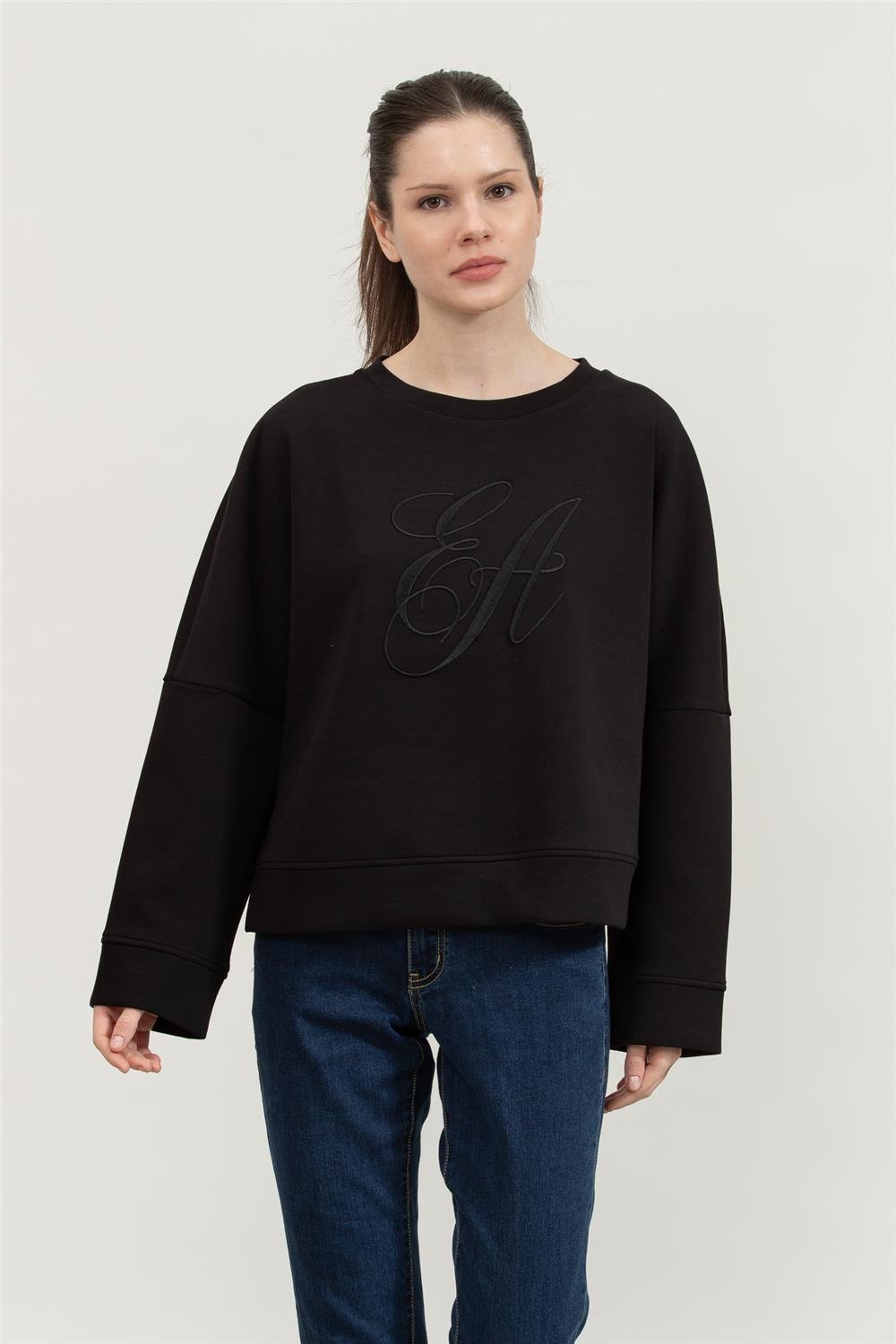 Emporio Armani Kadın Bisiklet Yaka Sweatshirt