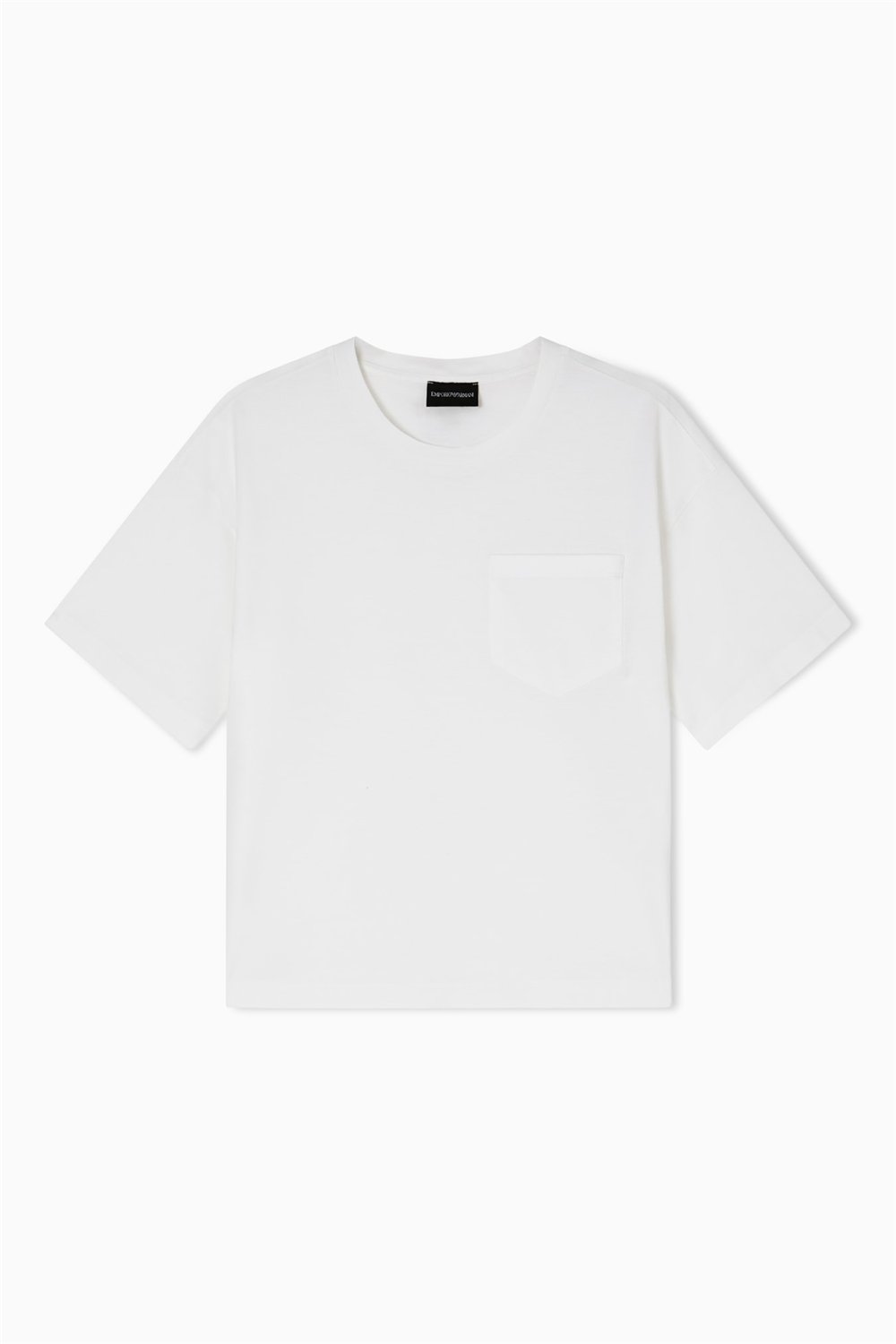 Emporio Armani Kadın Bisiklet Yaka T-Shirt Beyaz