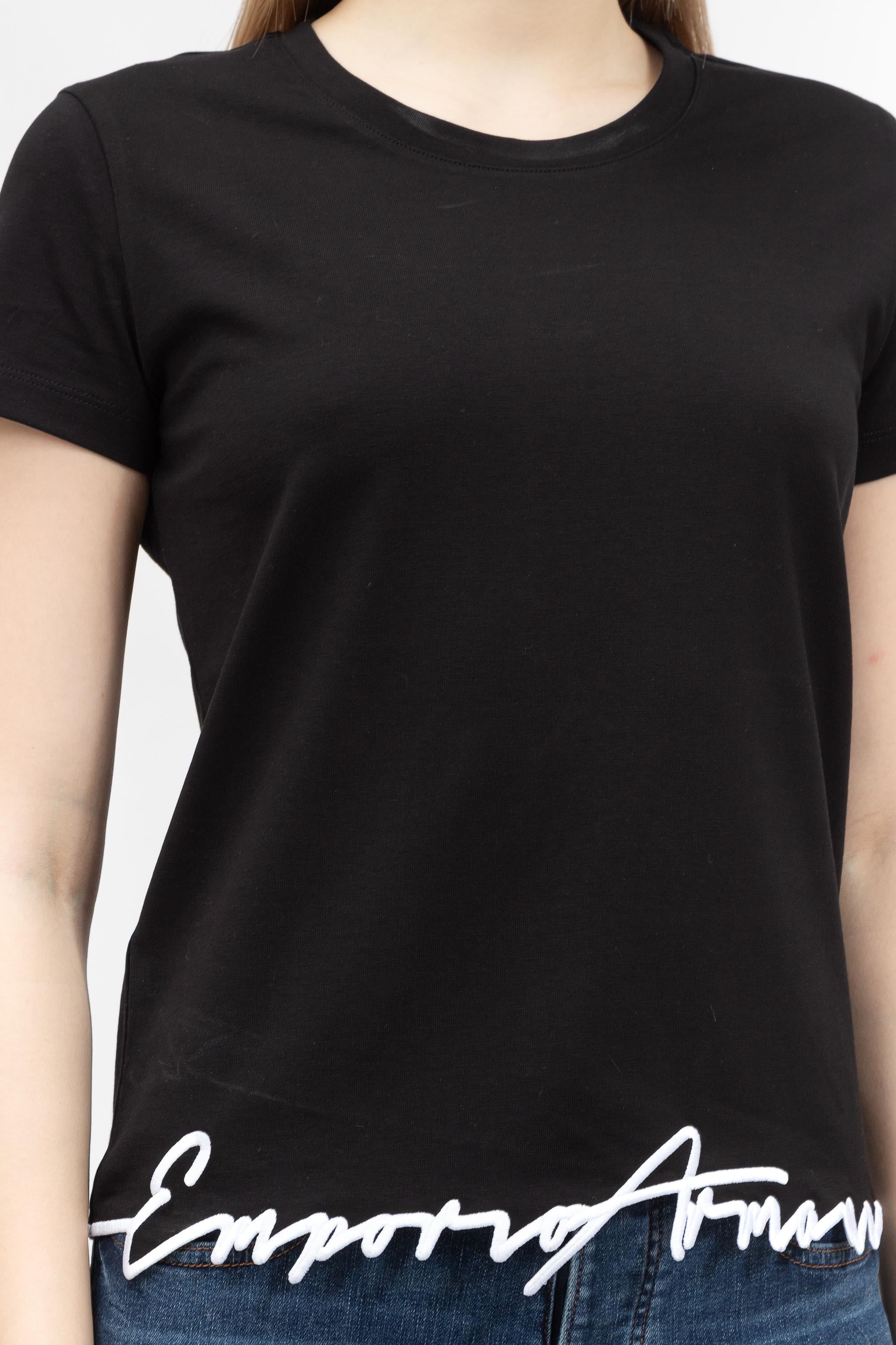 Emporio Armani Kadın Bisiklet Yaka T-Shirt