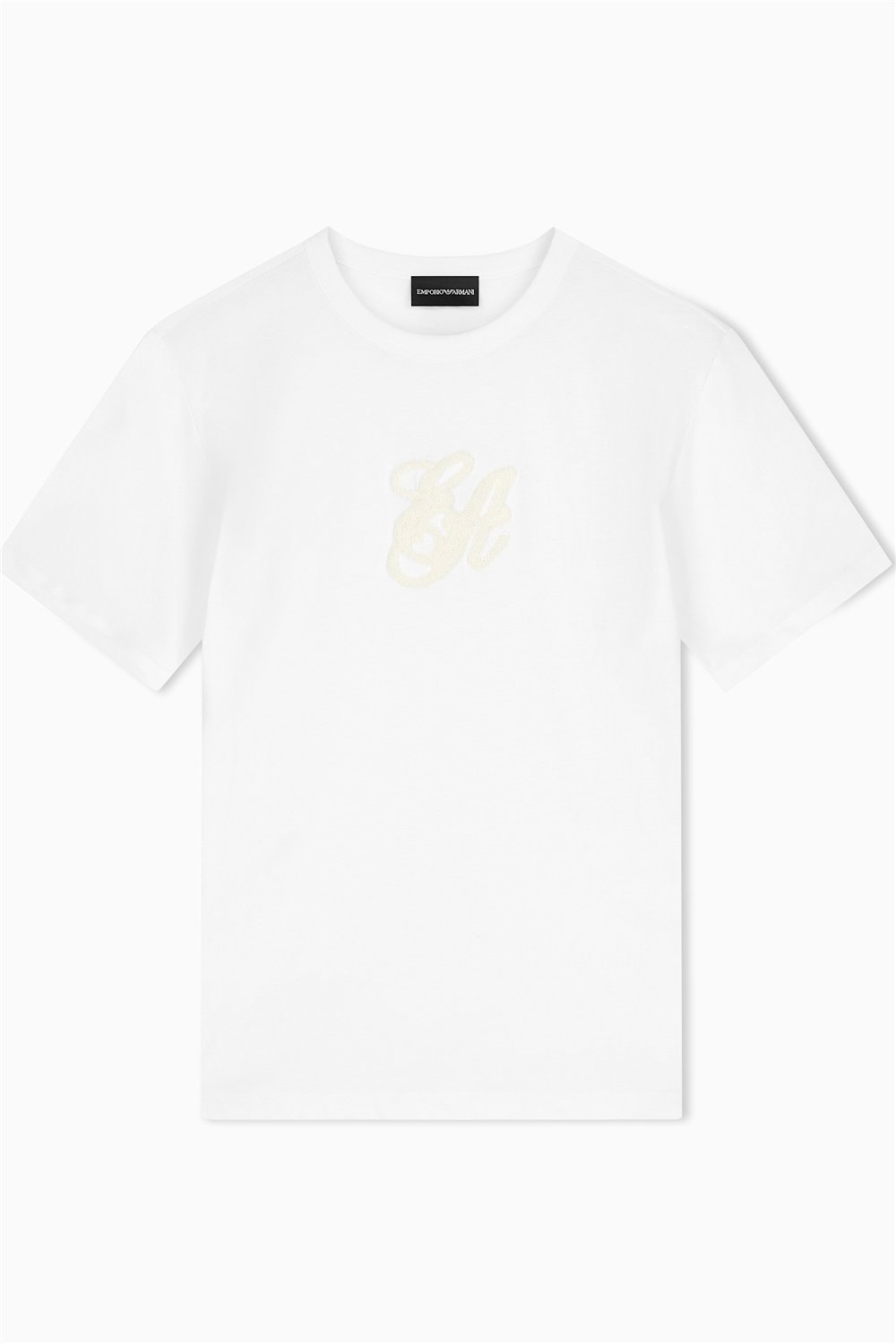 Emporio Armani Kadın Bisiklet Yaka T-Shirt Beyaz