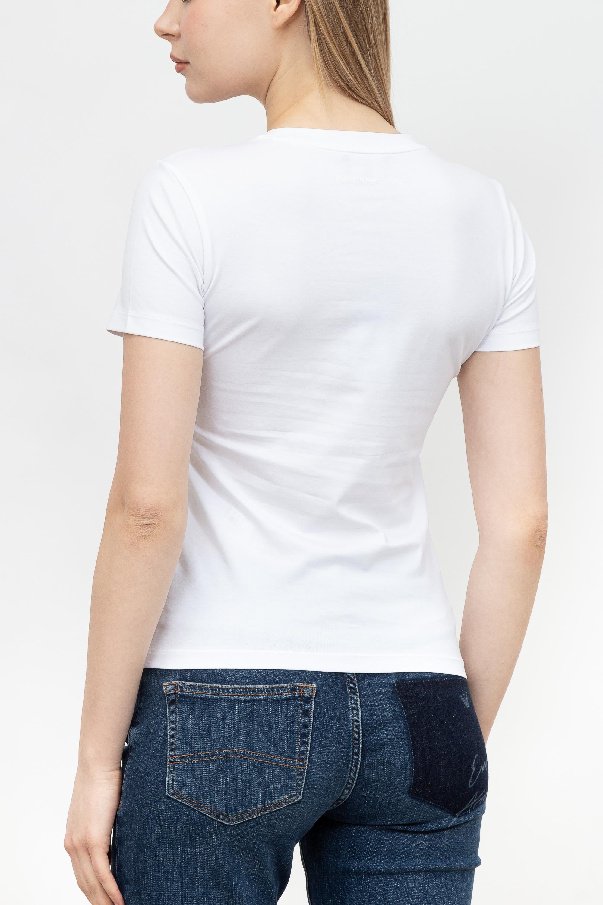 Emporio Armani Kadın Bisiklet Yaka T-Shirt