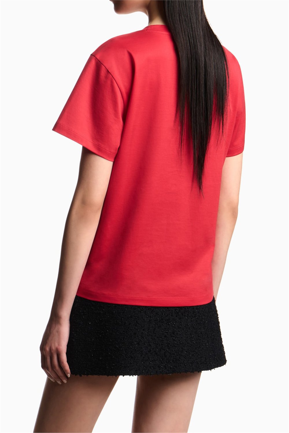 Emporio Armani Kadın Bisiklet Yaka T-Shirt Çok Renkli