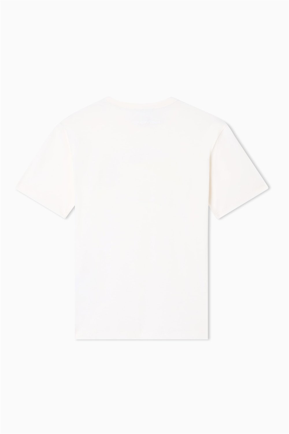 Emporio Armani Kadın Bisiklet Yaka T-Shirt Krem