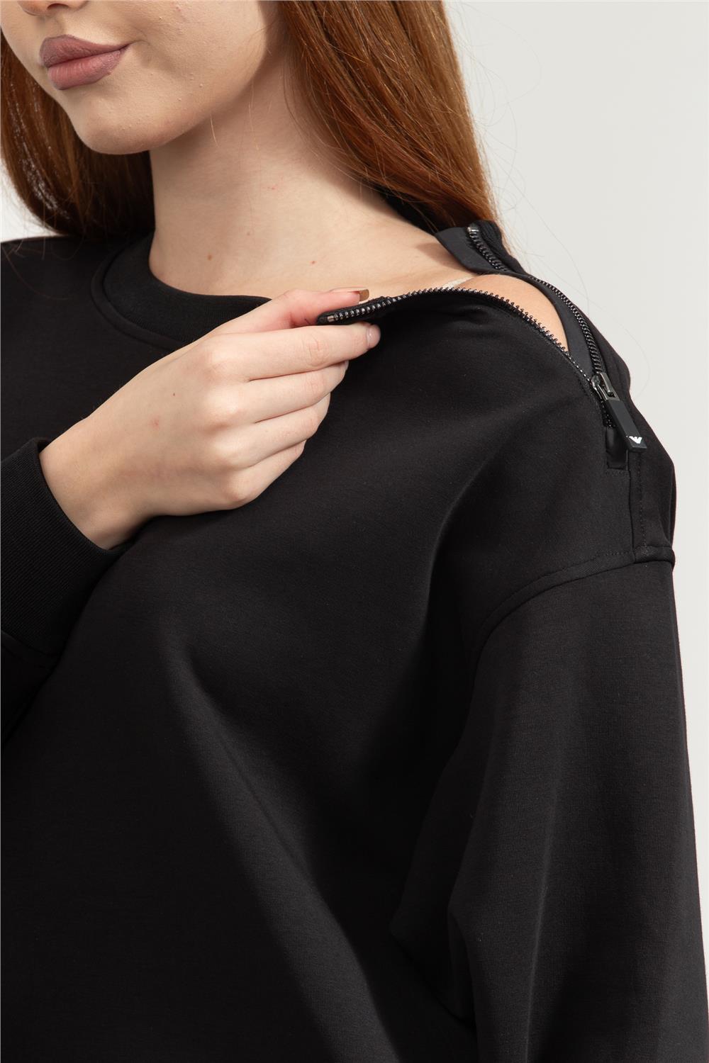 Emporio Armani Kadın Fermuarlı Sweatshirt