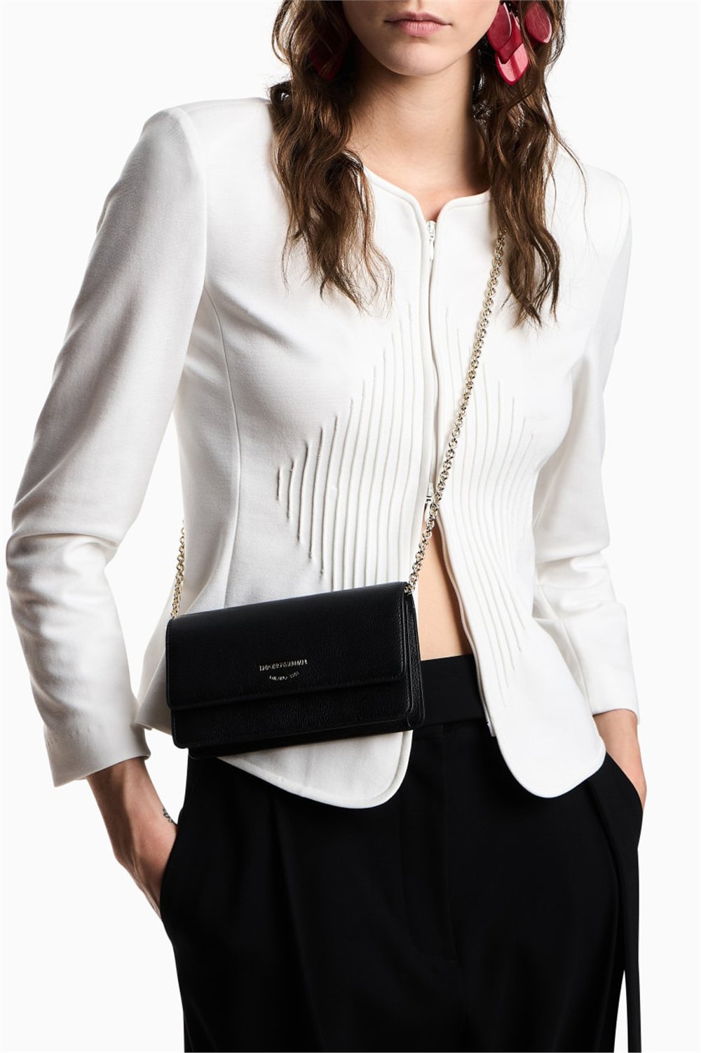 Emporio Armani Kadın Mini Omuz Çantası Siyah