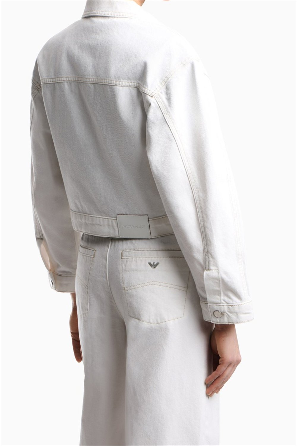 Emporio Armani Kadın Mont Beyaz