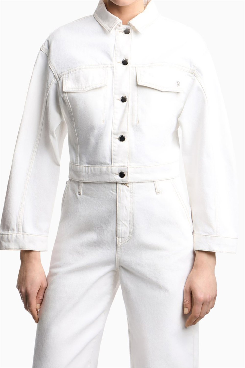 Emporio Armani Kadın Mont Beyaz