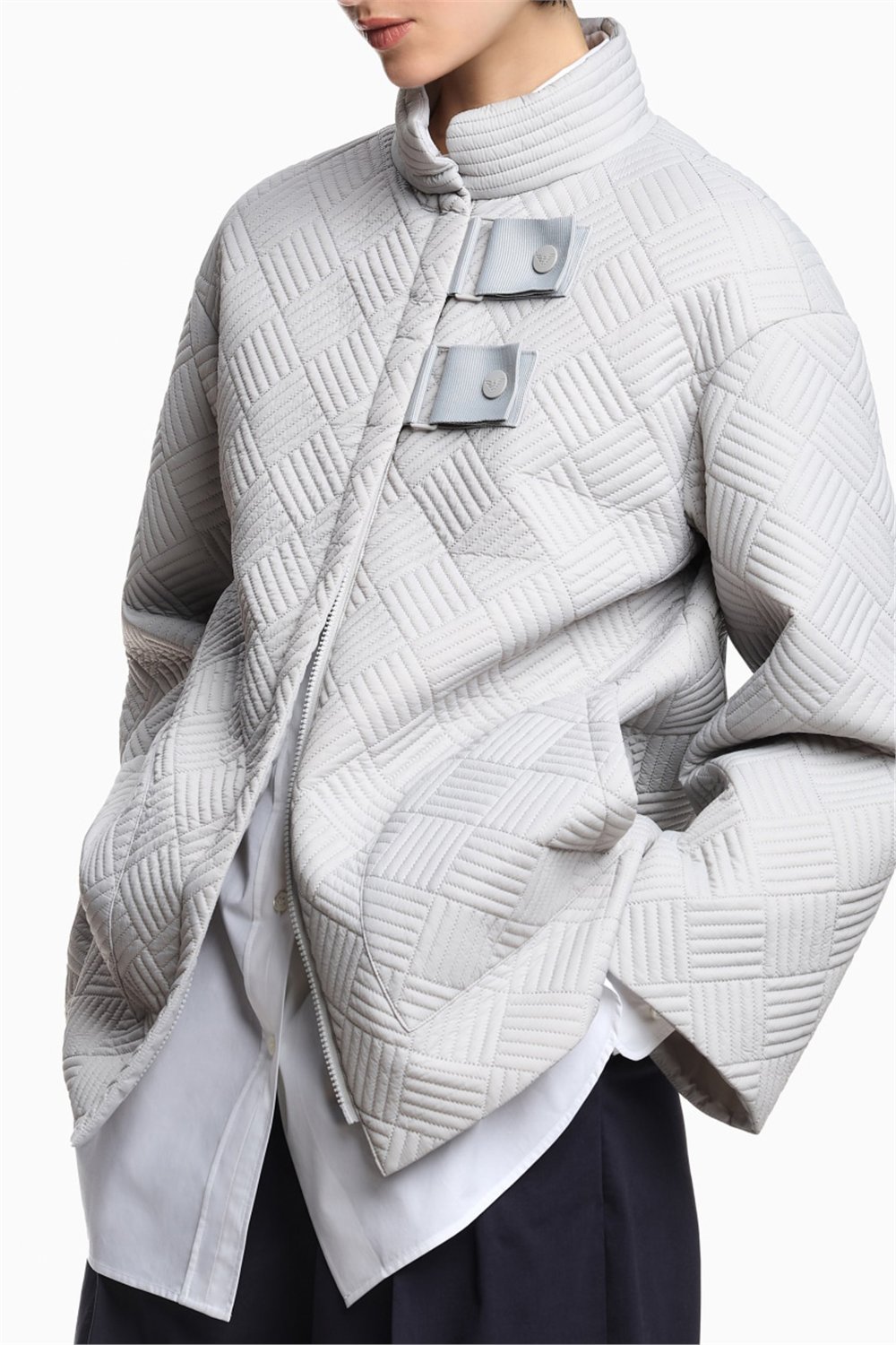 Emporio Armani Kadın Mont Gri