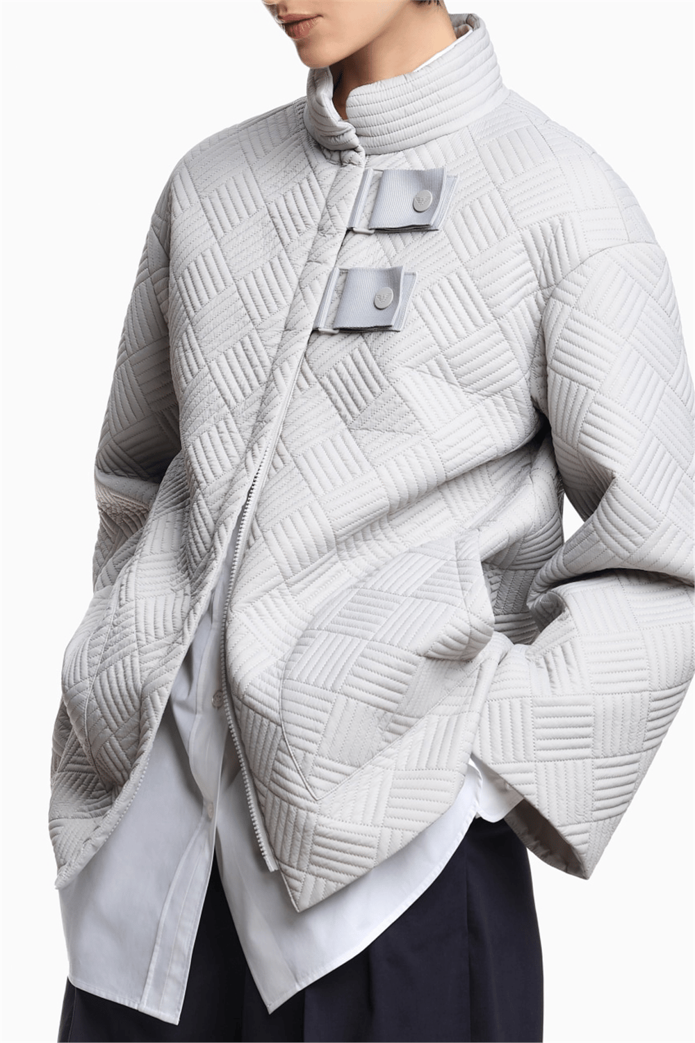 Emporio Armani Kadın Mont Gri