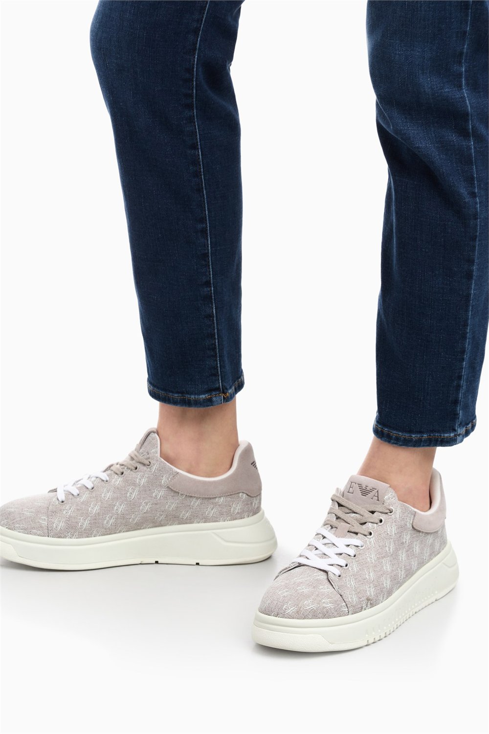 Emporio Armani Kadın Sneaker Cappuccino