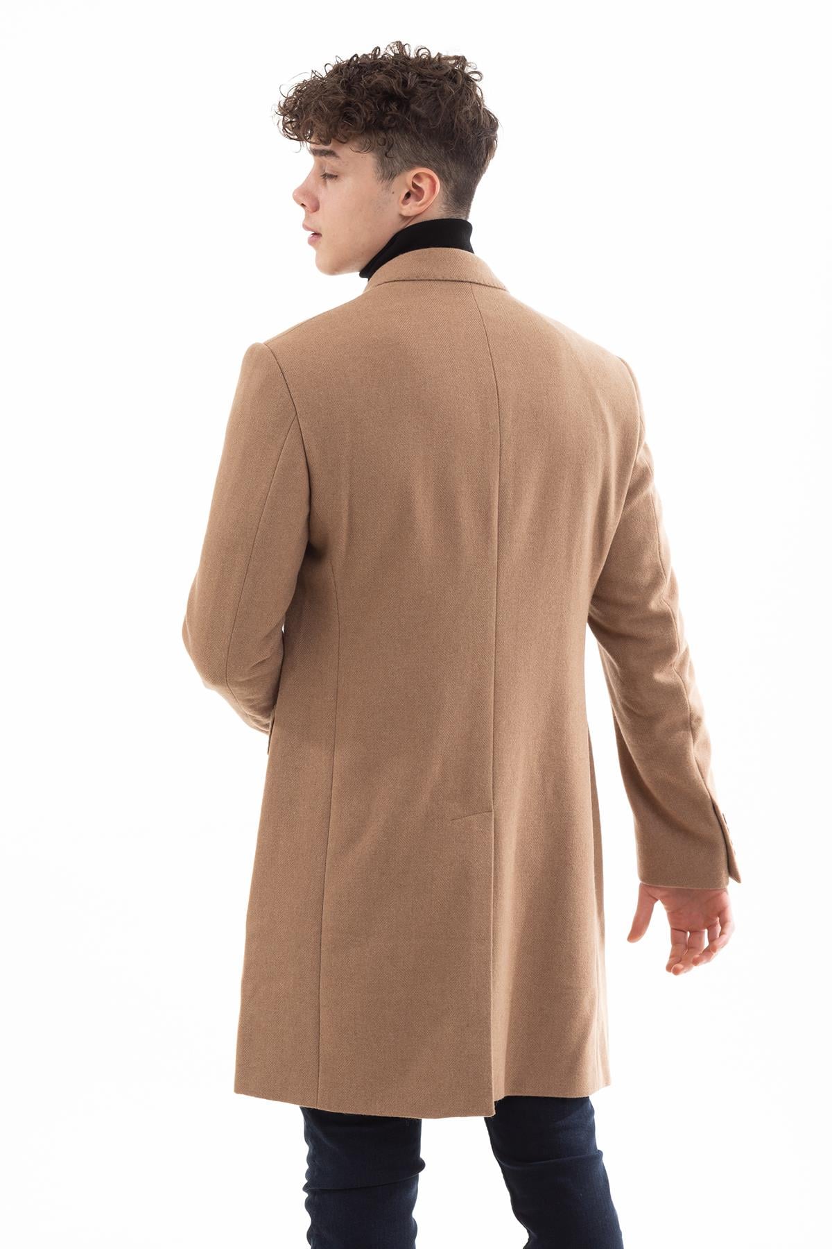 Emporio Armani Klasik Yün Erkek Kaban