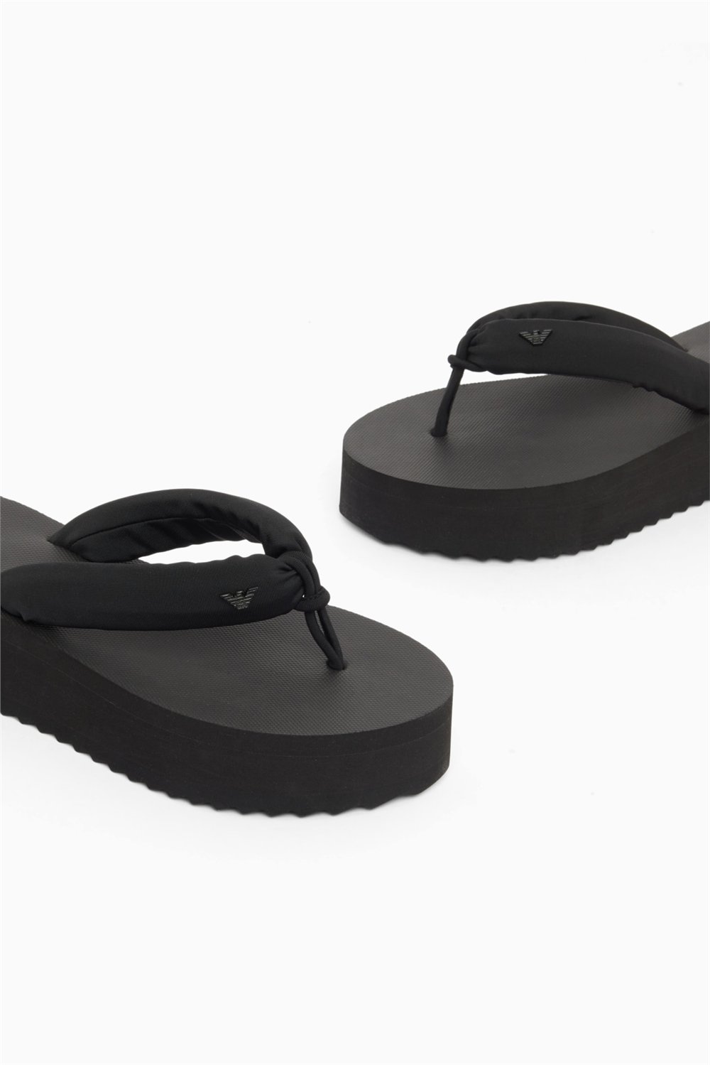Emporio Armani Unisex Plaj Terliği Siyah