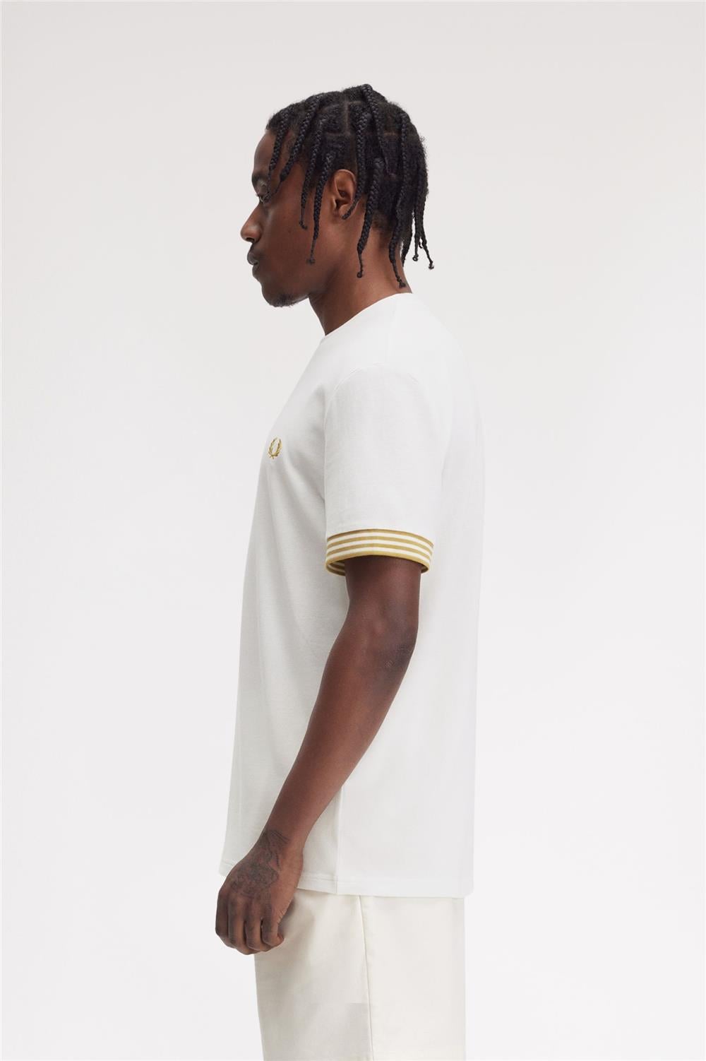 Fred Perry Erkek Bisiklet Yaka T-Shirt