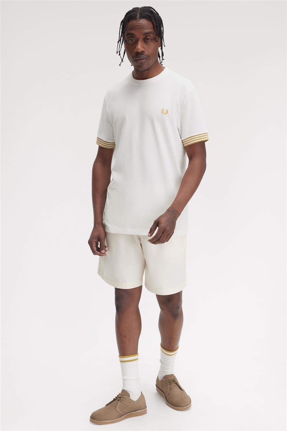 Fred Perry Erkek Bisiklet Yaka T-Shirt