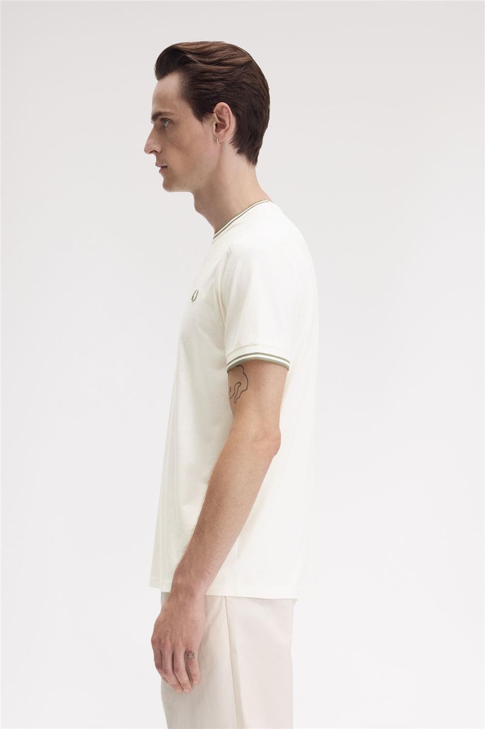 Fred Perry Erkek Bisiklet Yaka T-Shirt