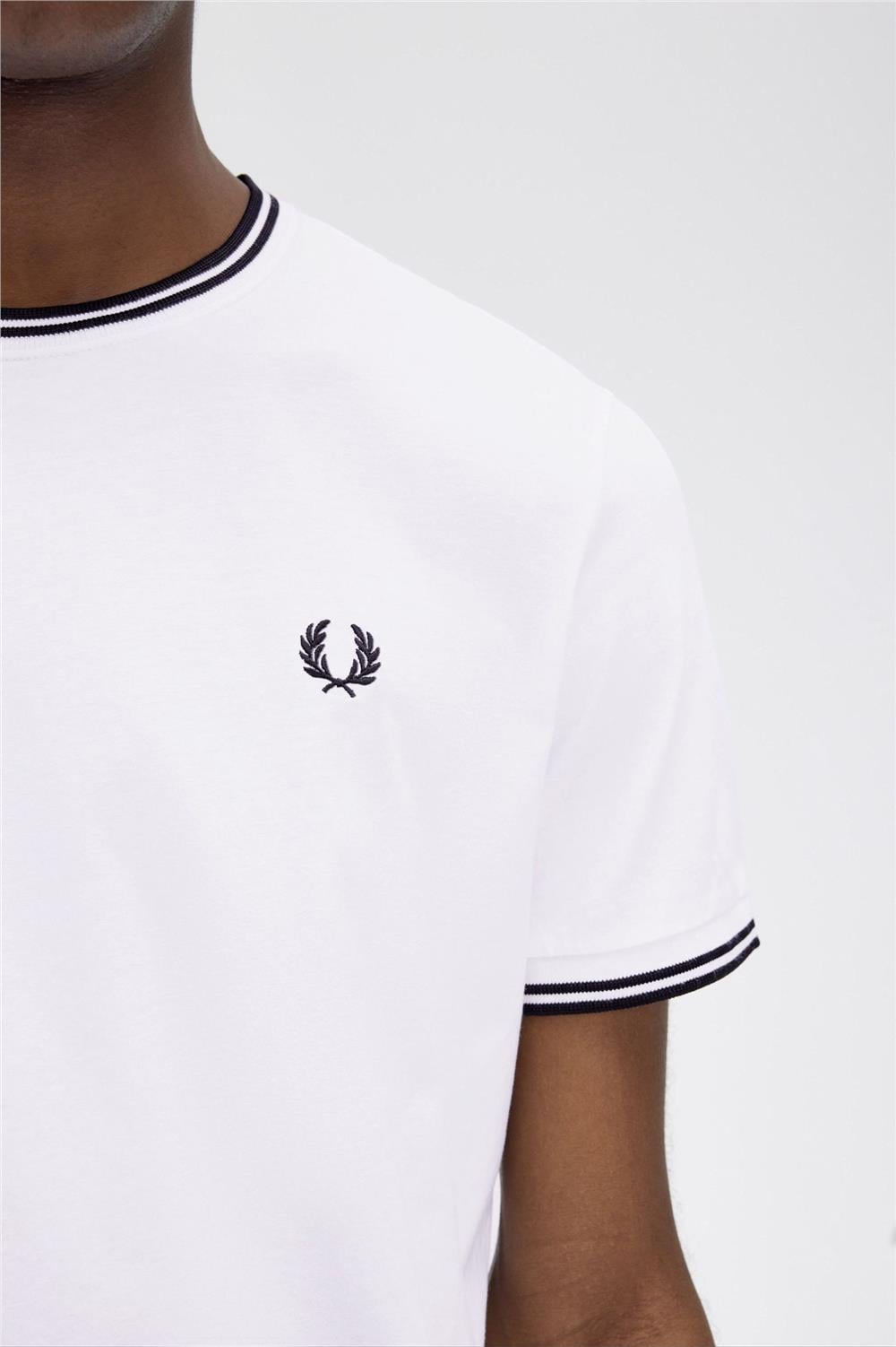 Fred Perry Erkek Bisiklet Yaka T-Shirt