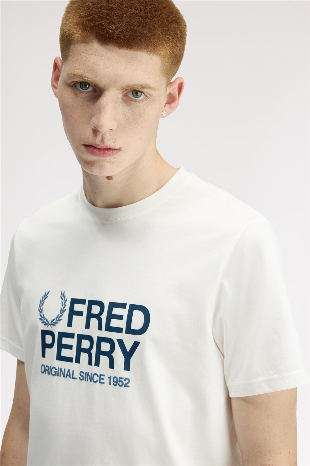 Fred Perry Original Graphic Erkek Bisiklet Yaka T-Shirt