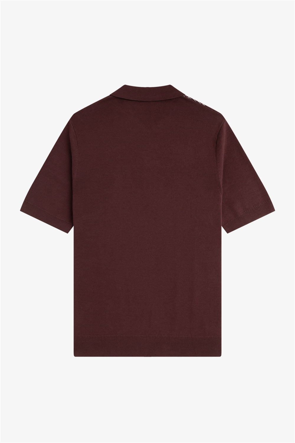 Fred Perry Panel Detail Knitted Shirt Erkek Polo Yaka T-Shirt