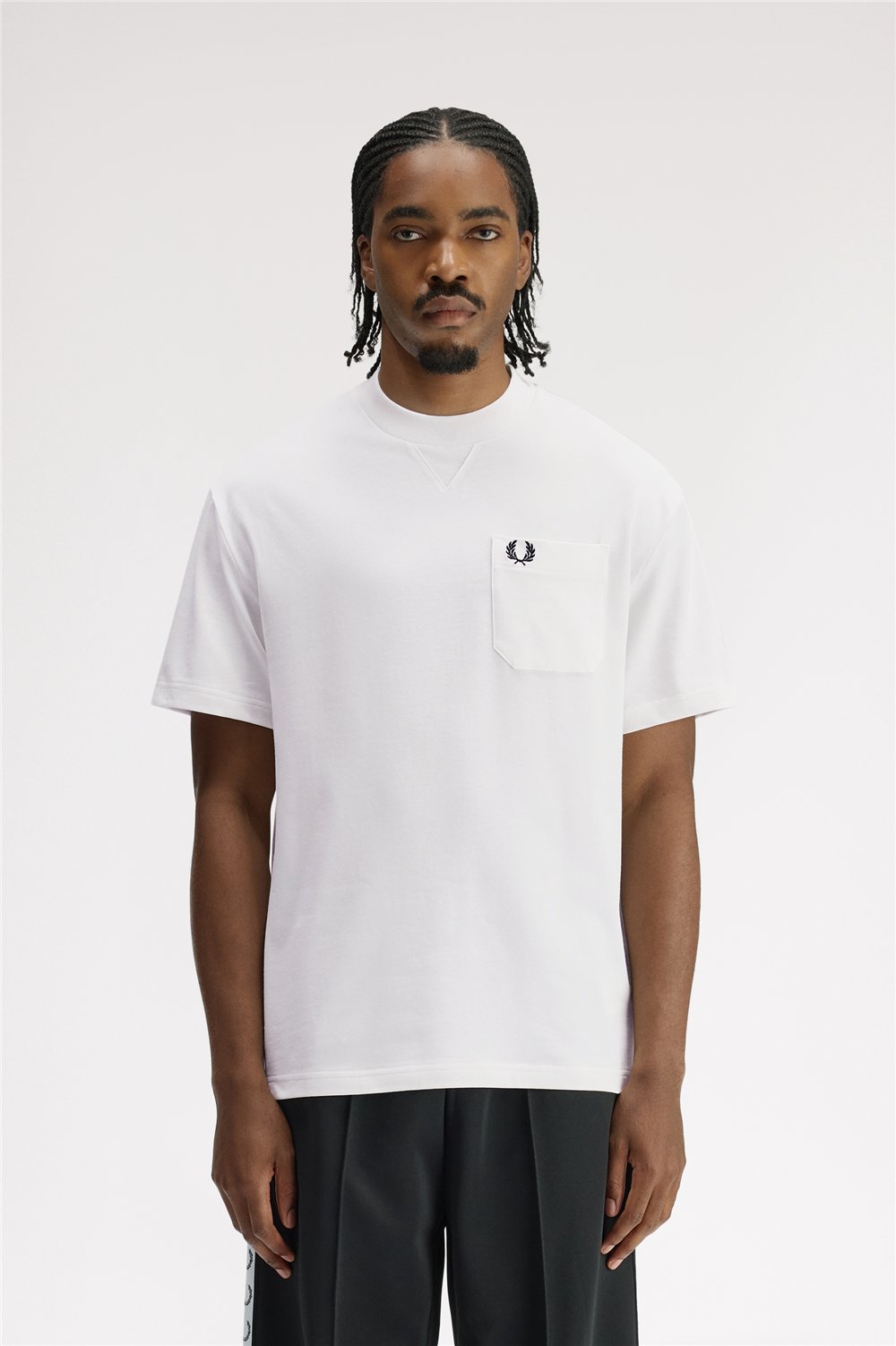Fred Perry Pocket Detail Erkek Bisiklet Yaka T-Shirt