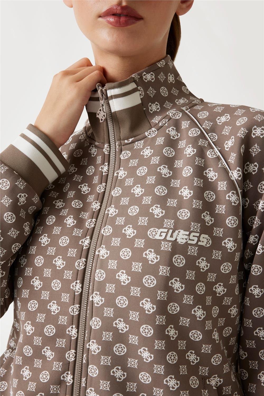 Guess Aggie Kadın Aktif Scuba Sweatshirt