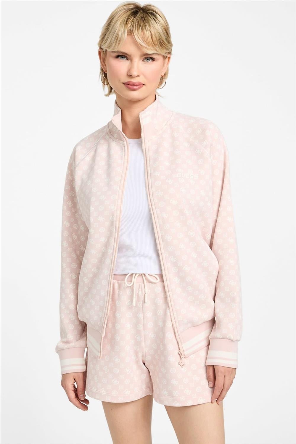 Guess Aggie Kadın Aktif Scuba Sweatshirt