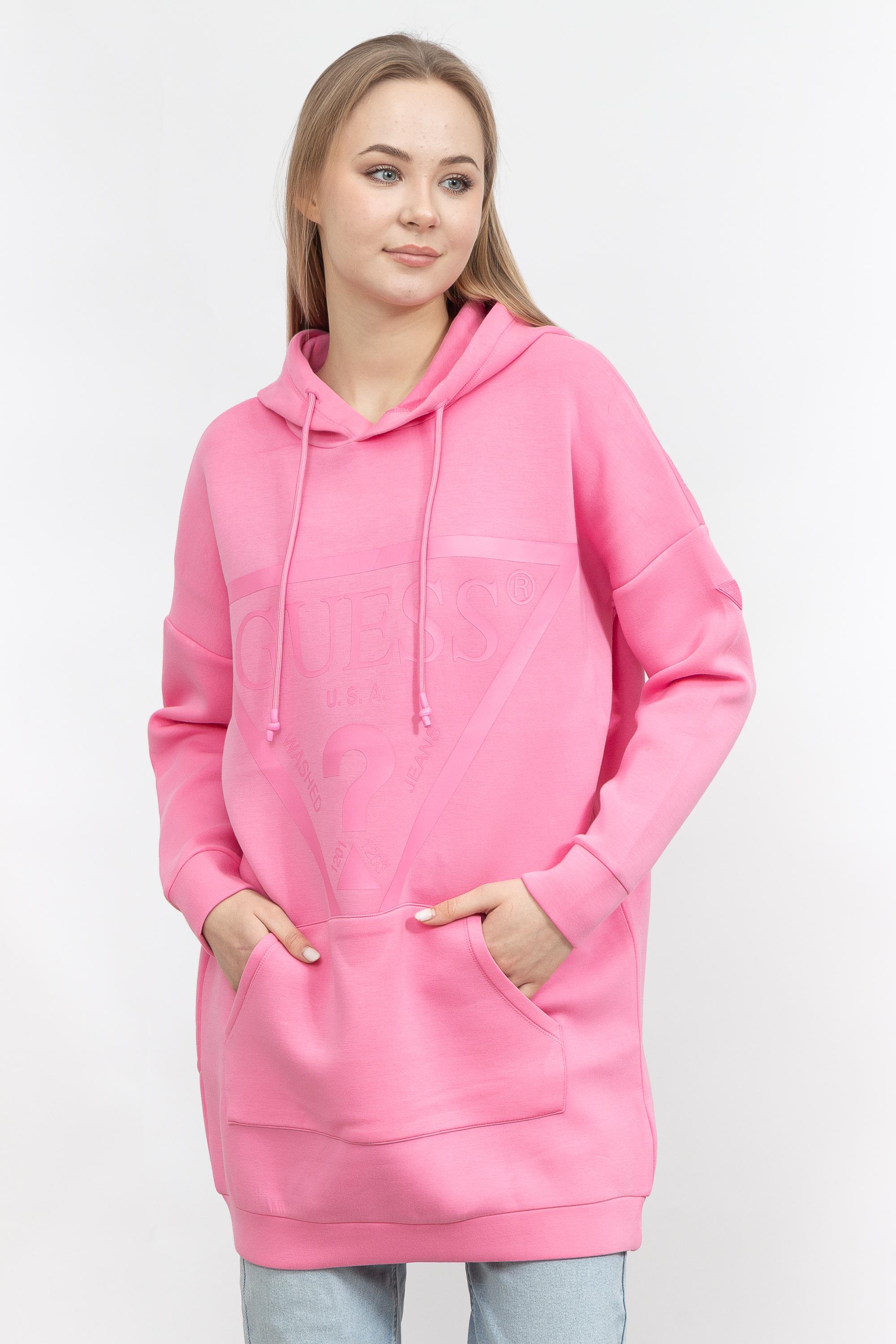 Guess Alisa Long Kadın Fermuarlı Sweatshirt