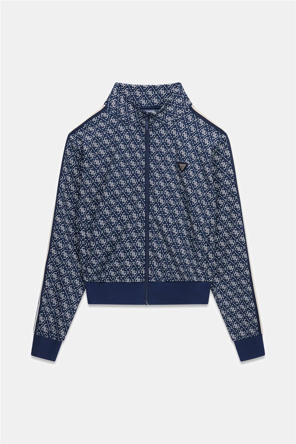 Guess Allover Kadın Aktif Fermuarlı Sweatshirt