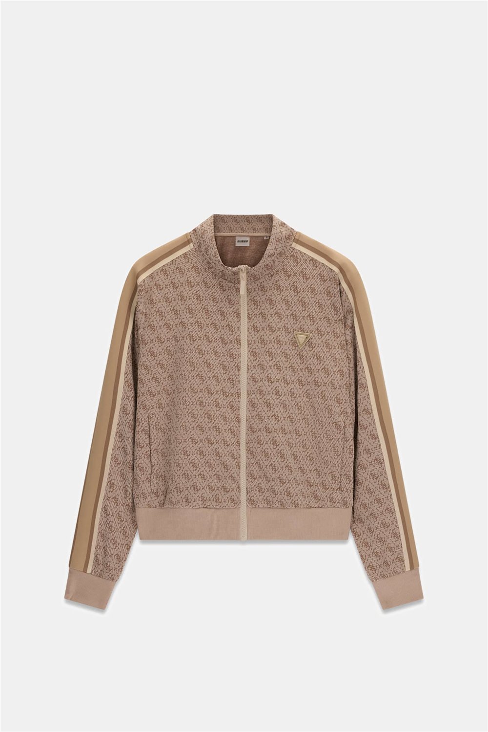 Guess Allover Kadın Aktif Fermuarlı Sweatshirt