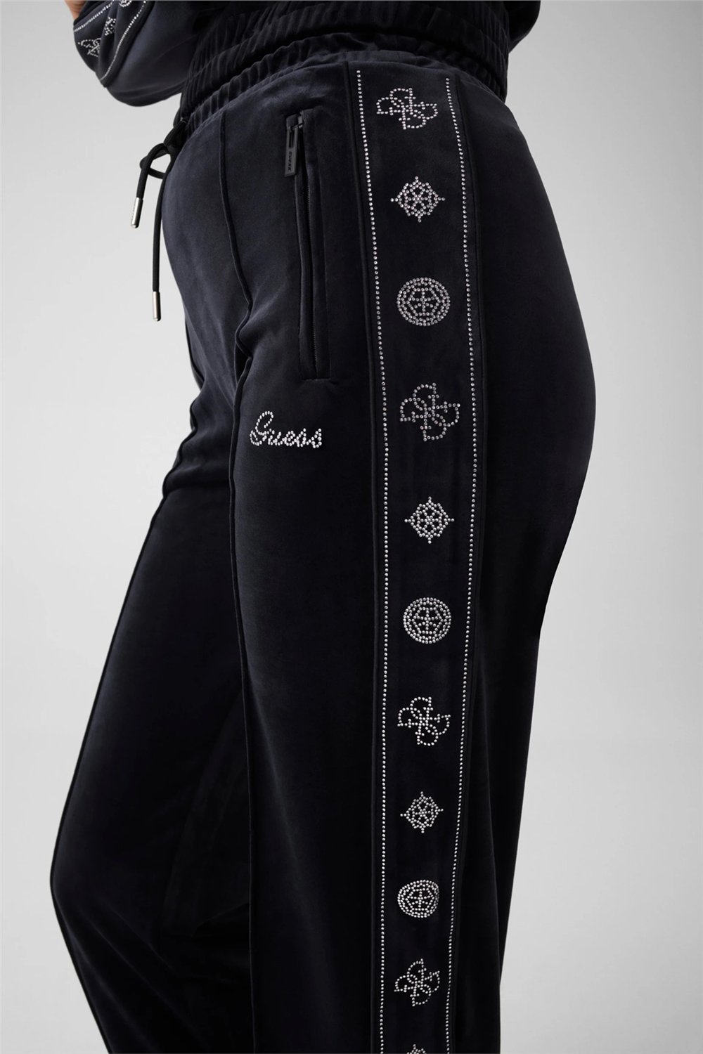 Guess Amalia Kadın Aktif Skinny Fit Eşofman Altı Siyah