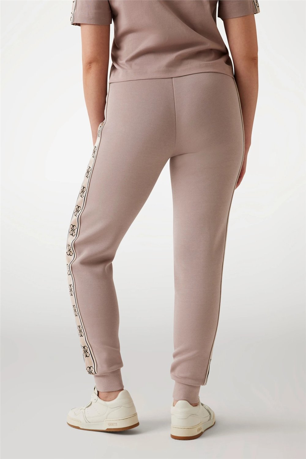 Guess Britney Kadın Aktif Slim Fit Eşofman Altı Kahverengi